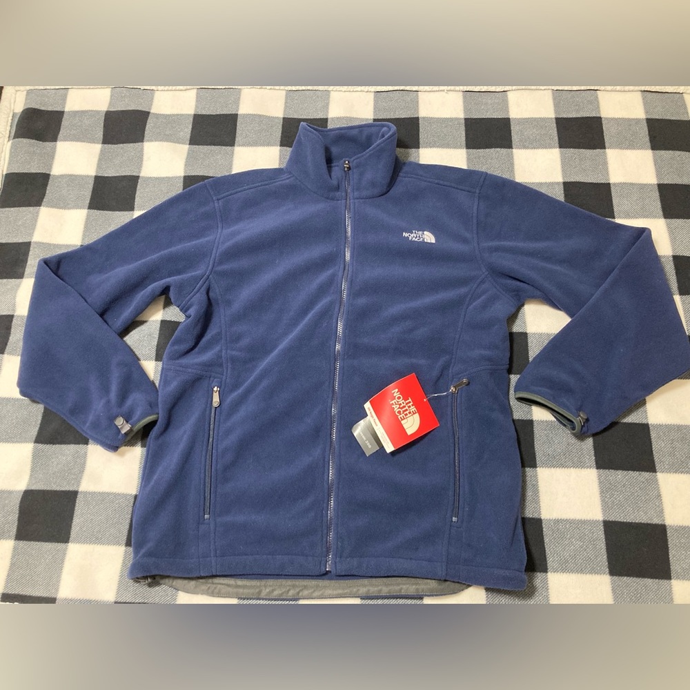 NWT North Face Pumori Jacket Polartec Fleece 200 Large Empire Blue Full Zip
